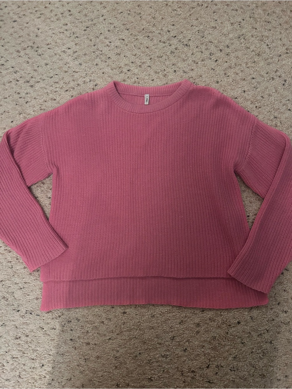 Hot pink sweater size small ONLY